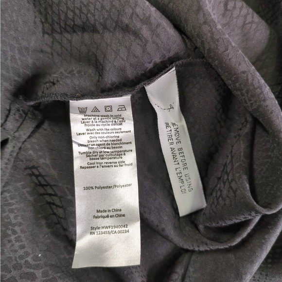 2x 👯♀️Host Pick⚡️H by Halston Snakeskin Print Mock Neck Dress - Picture 9 of 9